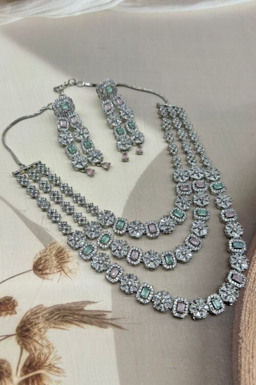 AD Necklace With Earrings 💕