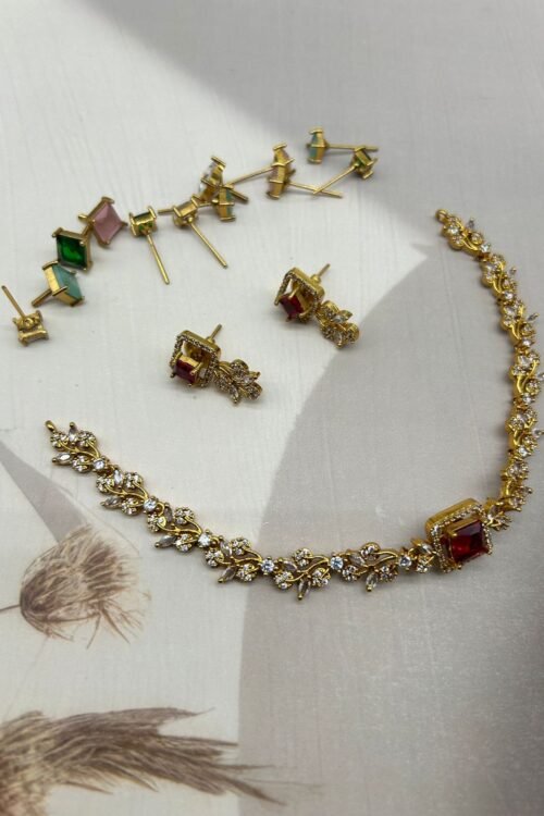 AD Necklace With Earrings 💕