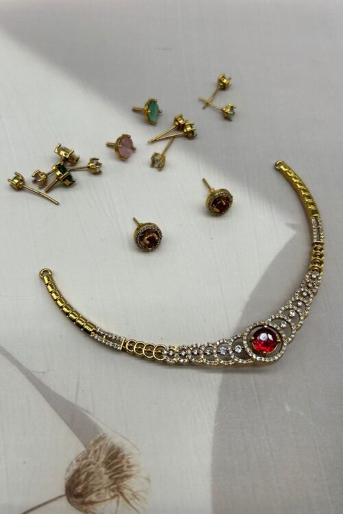 AD Necklace With Earrings 💕