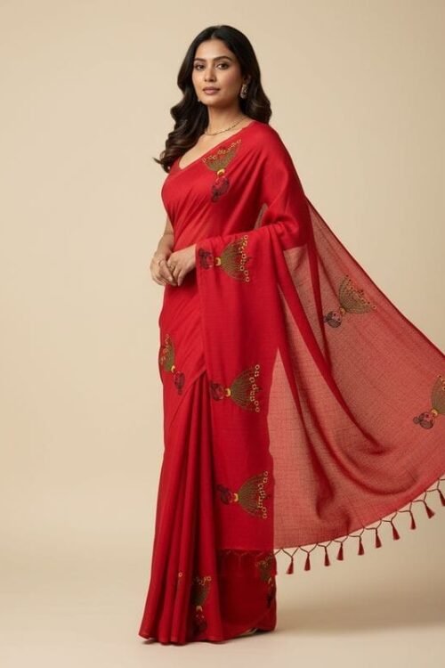 Khadi cotton saree