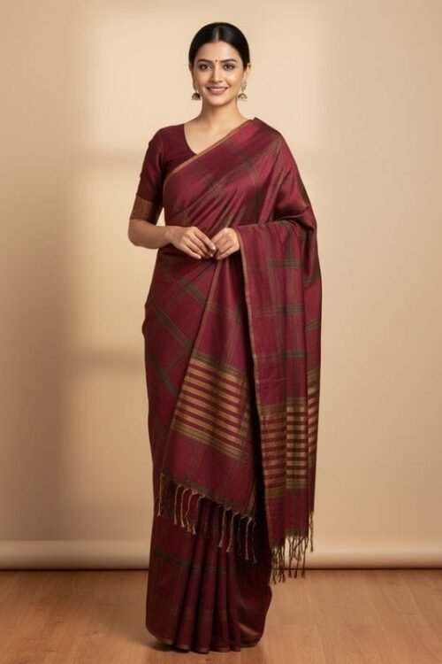 Fancy cotton checked